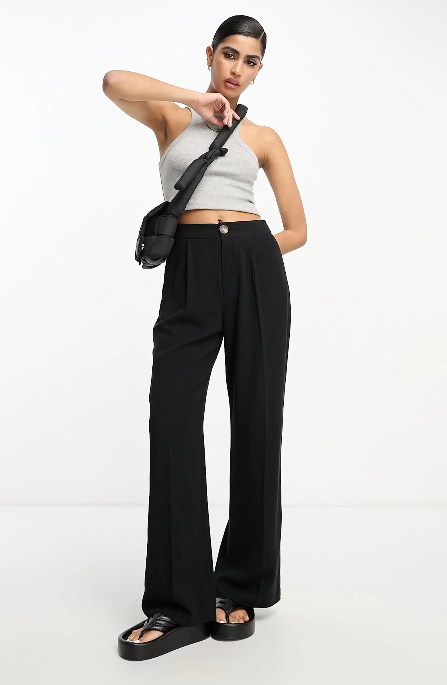 Relaxed Fit Flare Trousers | Nordstrom