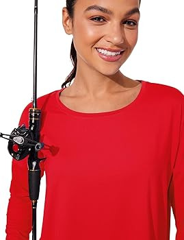 CRZ YOGA UPF 50+ Long Sleeve Shirts for Women Lightweight Workout Crop Tops Sun Protection Outdoo... | Amazon (US)