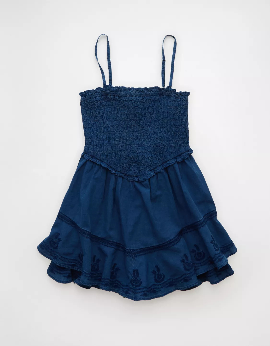 AE Bella Ruffle Tiered Romper | American Eagle Outfitters (US & CA)