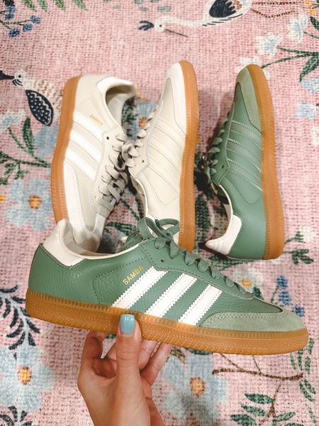 Adidas samba sneakers in beige and olive are perfect for spring! I wear a 7.5 and sized down to a 7




#LTKSeasonal #LTKFindsUnder100 #LTKShoeCrush