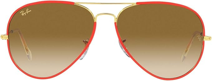 Ray-Ban Rb3025jm Classic Full Color Metal Aviator Sunglasses | Amazon (US)