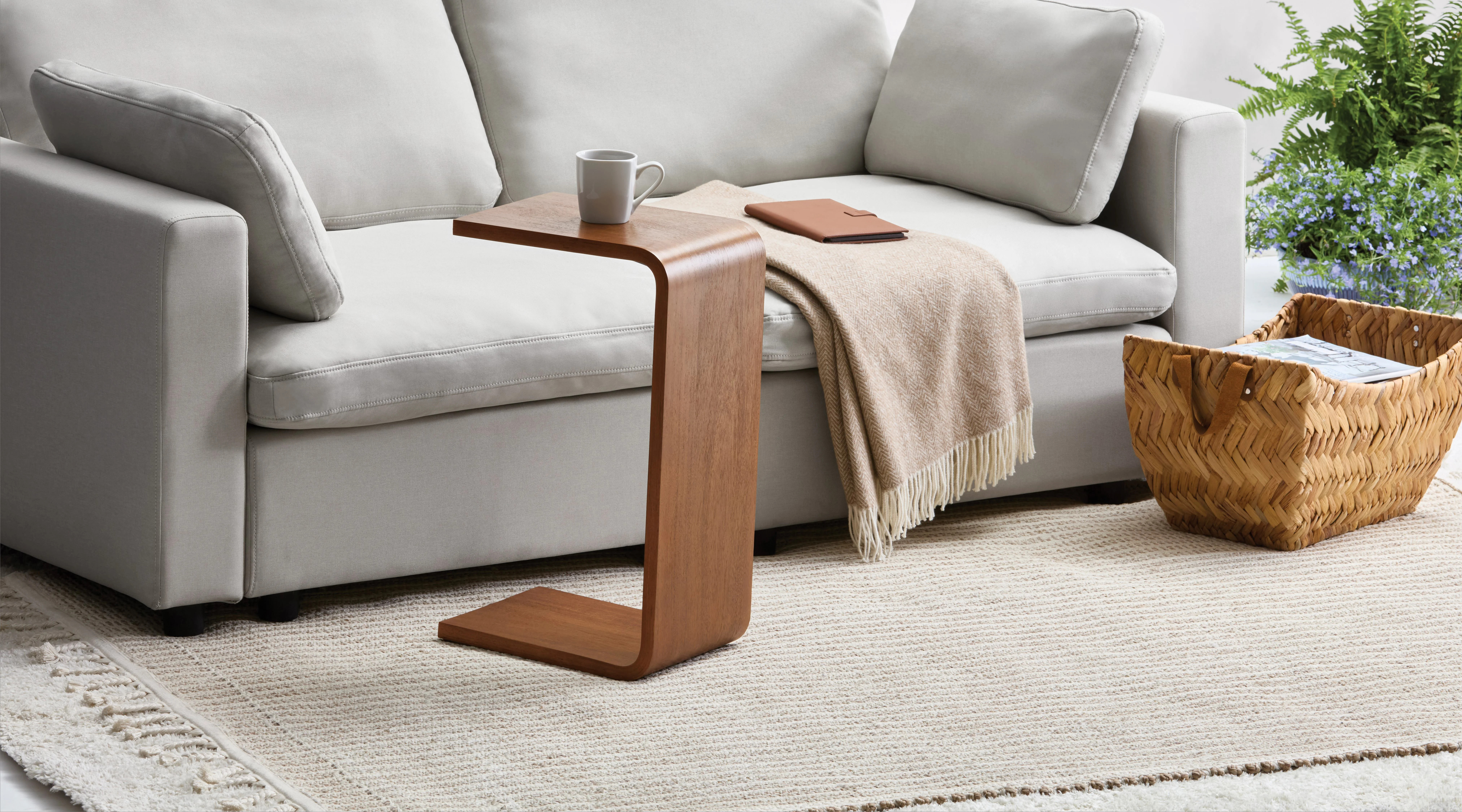 Mainstays Amelia C-Shape Table | Walmart (US)