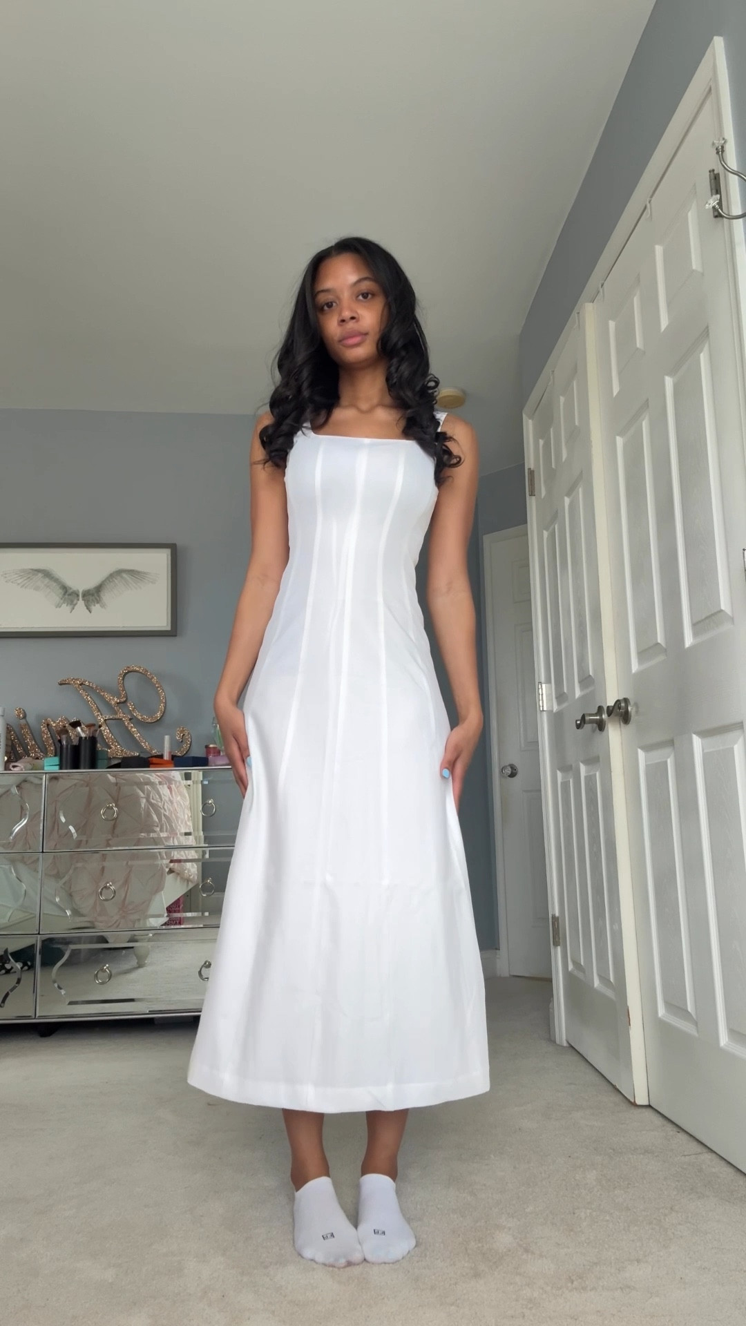 white dress that’s perfect for graduation or a spring/summer day 

#LTKspring #LTKspringtrends #LTKootd