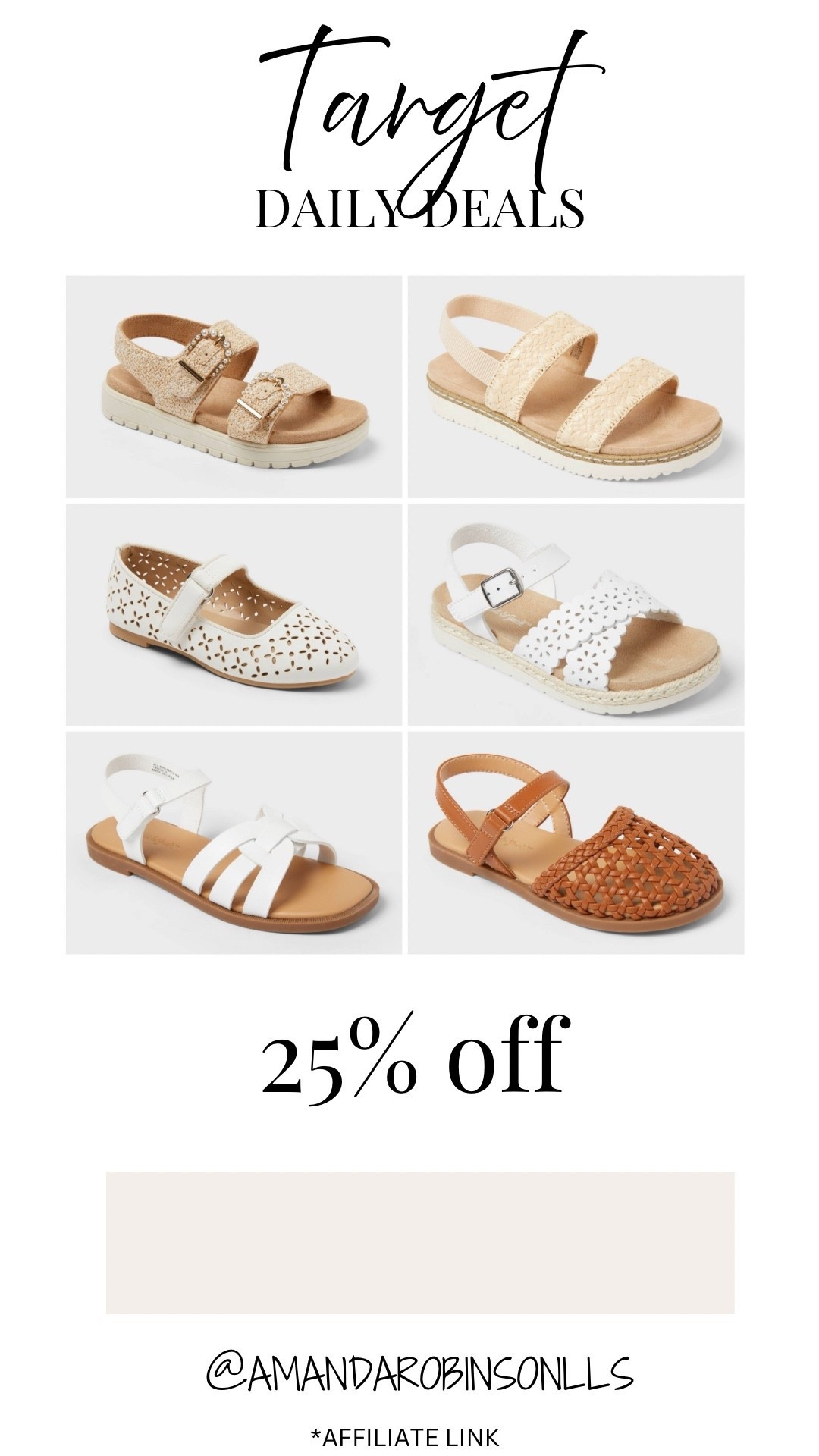 Target Daily Deals
25% off kids shoes 

#LTKSaleAlert #LTKKids