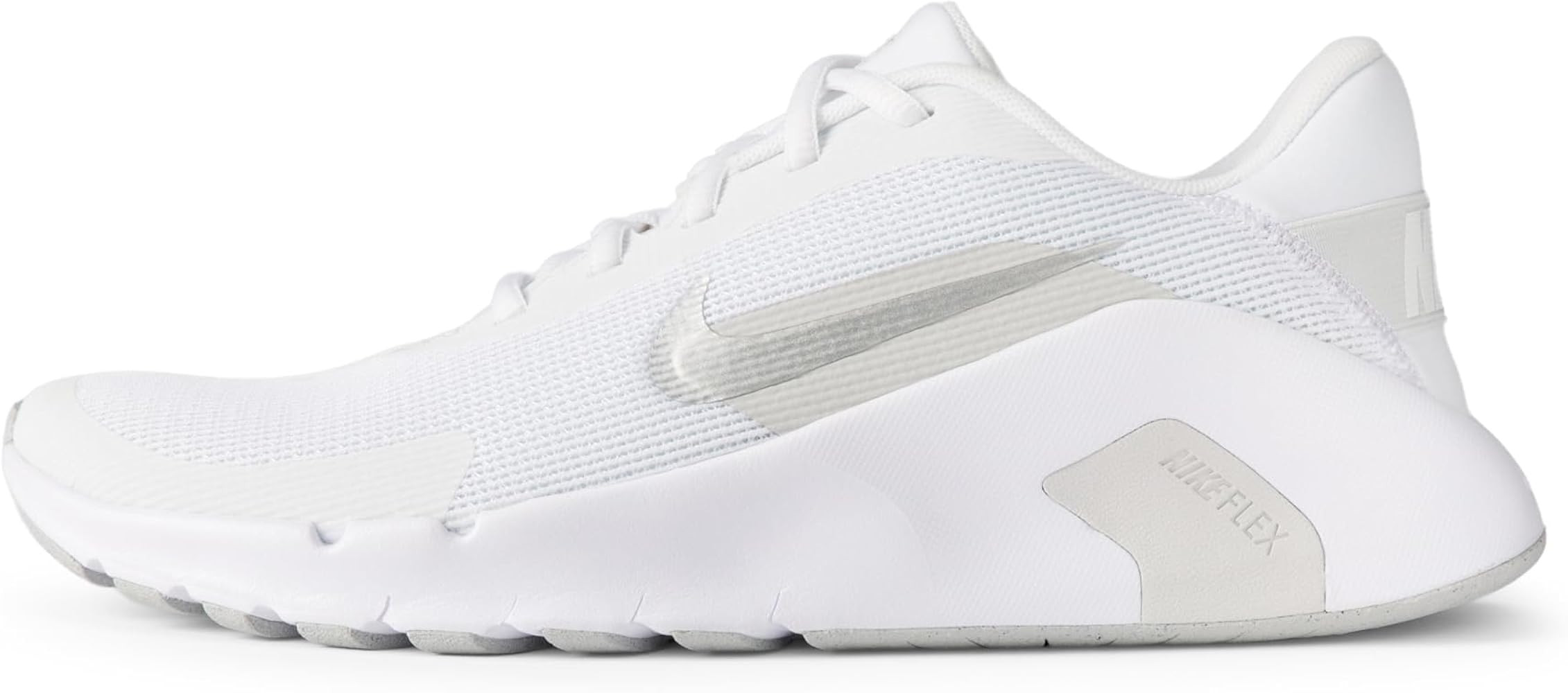 Amazon.com | Nike Women's Flex Train Training/Workout Shoes, White/Metallic Silver-Photon Dust, 9... | Amazon (US)