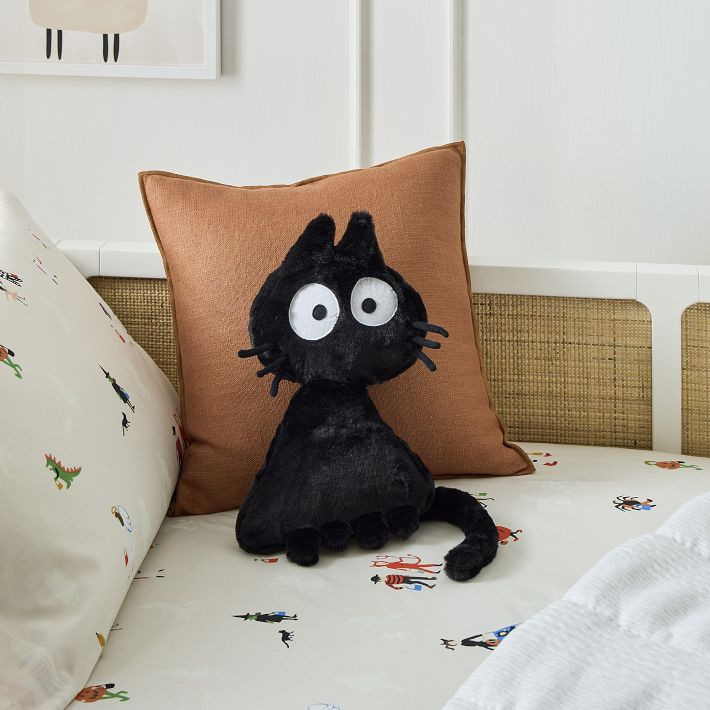 Ed Emberley Cat Pillow | West Elm (US)