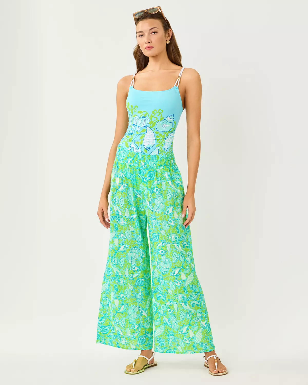 30" Enzo Cotton Cover-Up Pant | Lilly Pulitzer