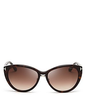 Tom Ford Gina Cat Eye Sunglasses, 57mm | Bloomingdale's (US)