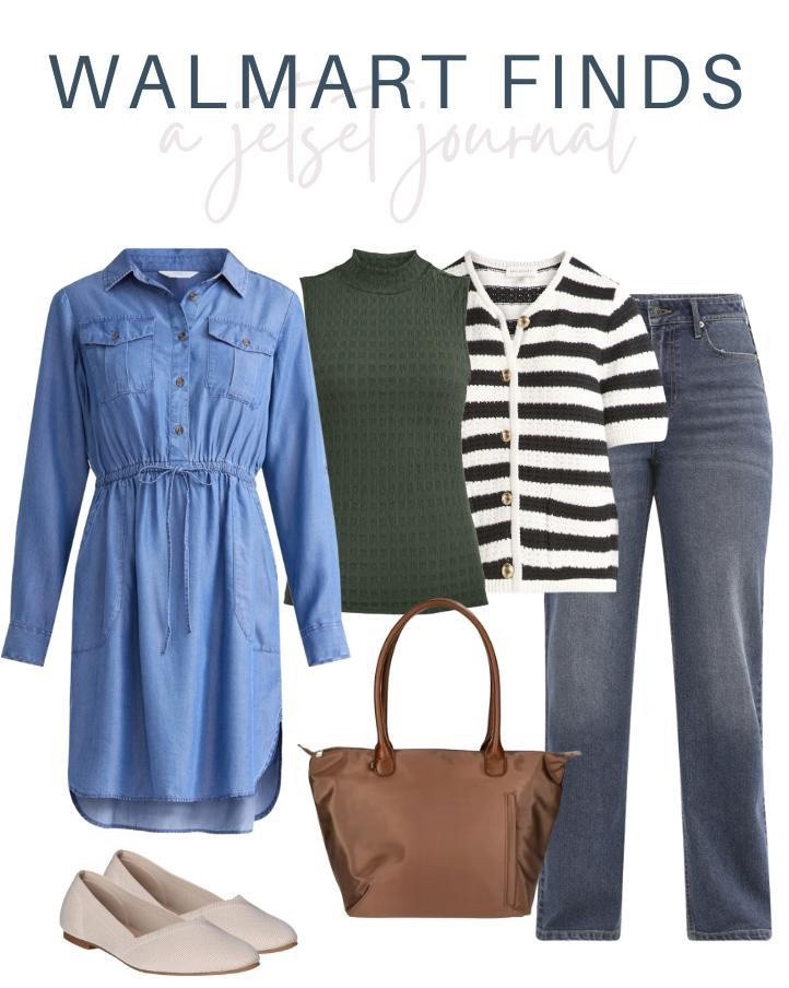 Chic fashion finds at Walmart that are cute and perfect for dressing up or down!
#affordablefashion #transitionallook #outfitinspo #walmartfinds #transitionaloutfit #cuteaccessories #outfitidea #walmartfashion

#LTKU #LTKStyleTip #LTKSeasonal