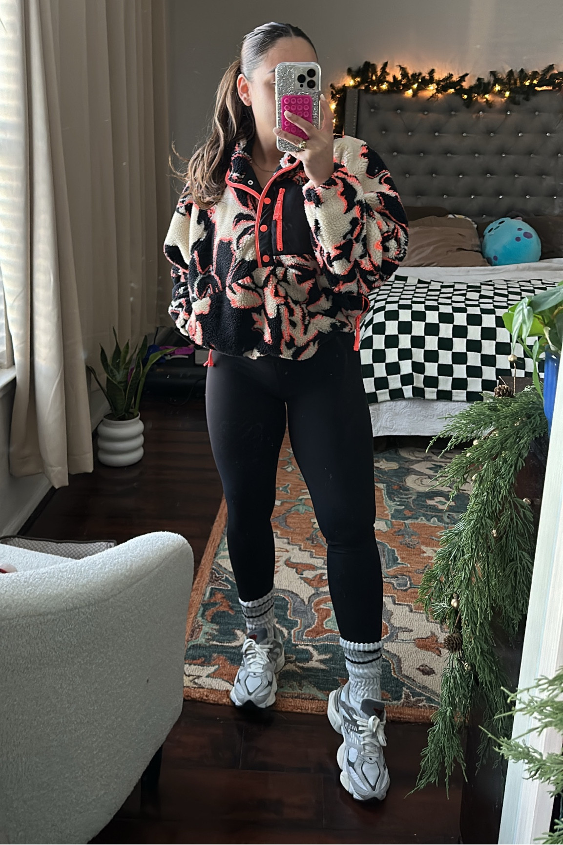Work from home ootd 
Jacket: xs 
Leggings: 6 

#LTKfitness #LTKworkwear #LTKtravel