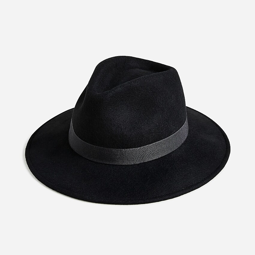 Wool hat with grosgrain ribbon | J. Crew US