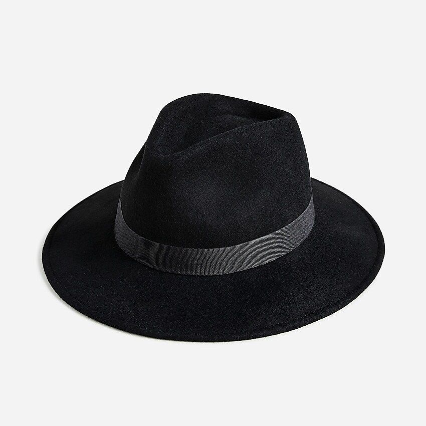 Wool hat with grosgrain ribbon | J.Crew US