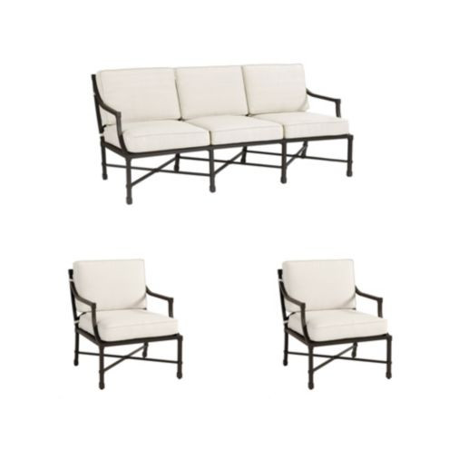 Suzanne Kasler Directoire 3-Piece Sofa & Chairs Set | Ballard Designs, Inc.