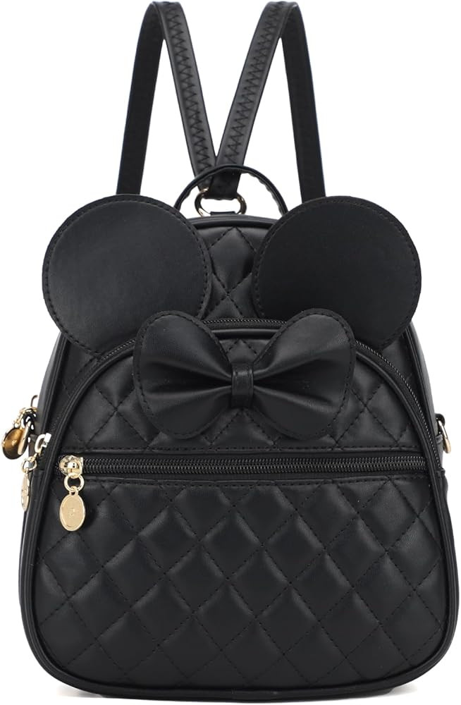 KL928 Girls Mini Backpack Bowknot Polka Dot Cute Small Daypacks Convertible Shoulder Bag Purse fo... | Amazon (US)