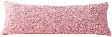 Reafort Ultra Soft Sherpa Body Pillow Cover/Case with Zipper Closure 21"x54" (21"x54" Body Pillow... | Amazon (US)
