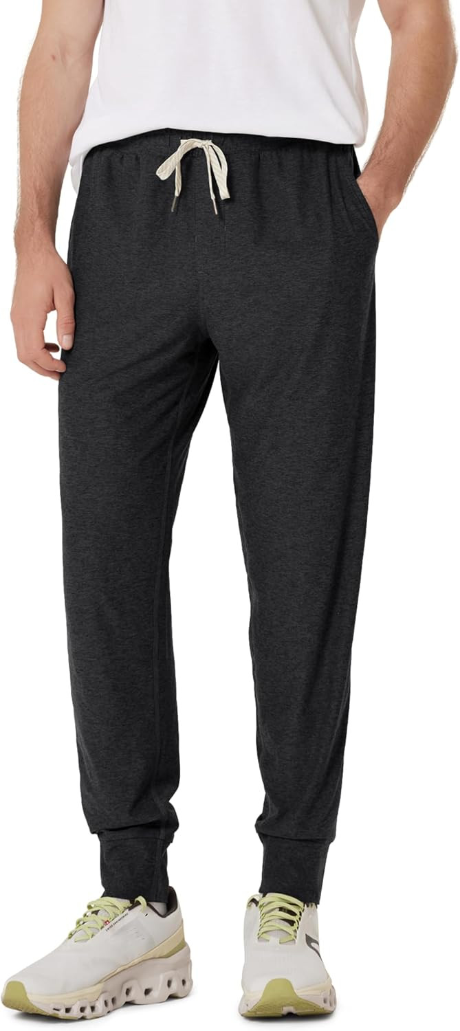 ODODOS Men's Performance Joggers - Ultra Soft odSTRATUM Tech Sweatpants with Adjustable Waist and Secure Pockets | Amazon (US)
