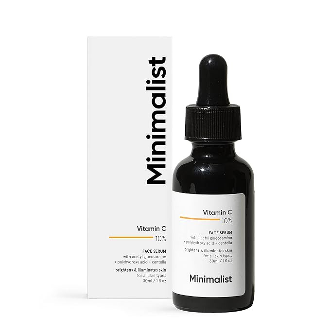 Minimalist 10% Vitamin C Serum for Brightening | Improves Hydration | For All Skin Types | For Wo... | Amazon (US)