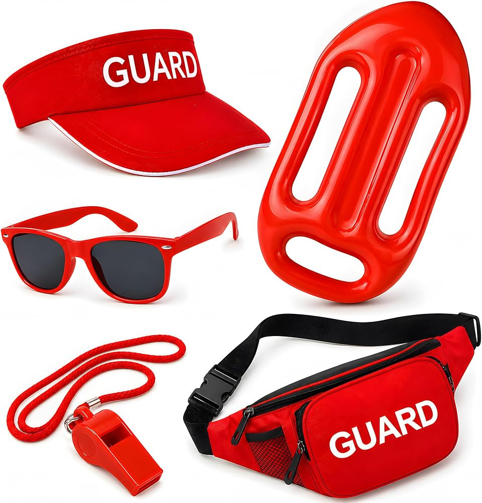 5 Pcs Guard Costume Set Include Guard Hat Sunglasses Fanny Pack Whistle with Lanyard for Men Wome... | Amazon (US)