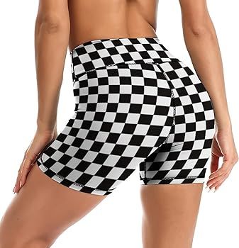 Yoga Shorts High Waisted Biker Shorts for Womens Athletic Running Workout | Amazon (US)