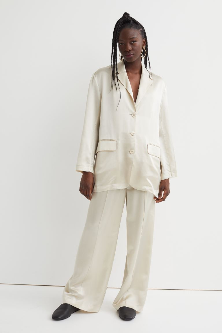 Silk-blend jacket | H&M (UK, MY, IN, SG, PH, TW, HK)