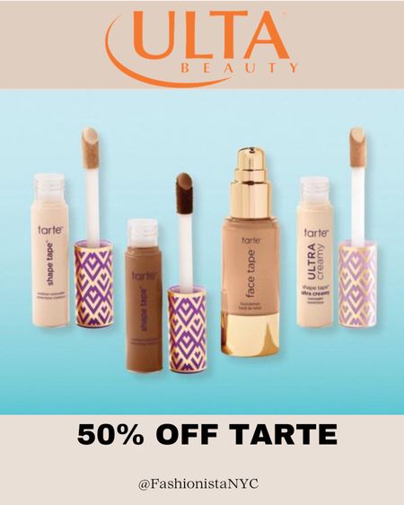 Today only (March 23) SAVE 50% off Tarte Cosmetics!!!! ❤️ their Concealer - Best coverage ever!!!
Beauty - MakeUp- Cosmetics 

#LTKfindsunder50 #LTKbeauty #LTKsalealert