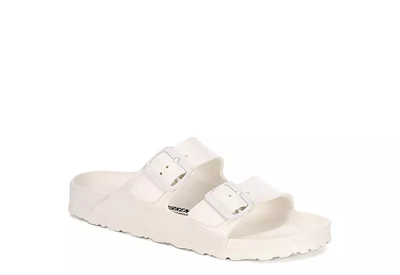 WHITE BIRKENSTOCK Womens Arizona Essentials Slide Sandal | Rack Room Shoes
