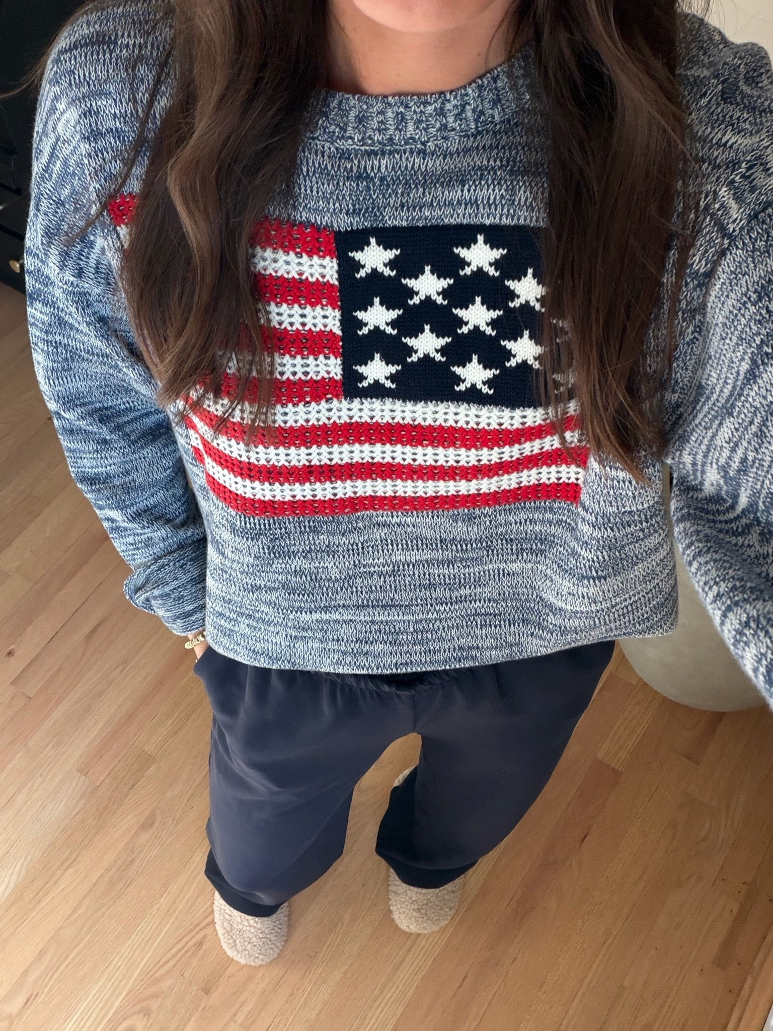 Loving this 100% cotton sweater 

Sweater - Medium tall
Pants - small tall