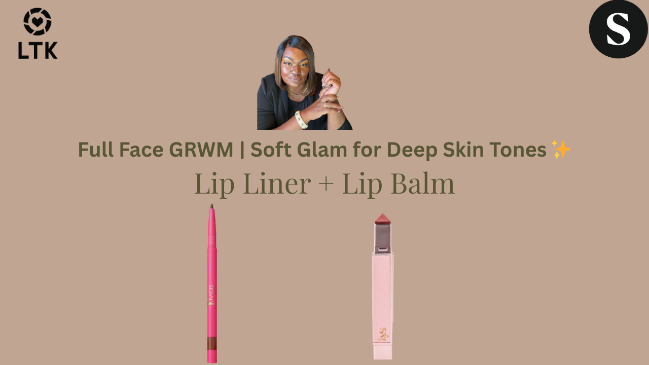 Full Face GRWM | Soft Glam for Deep Skin Tones ✨


Getting ready with a full face of makeup using complexion-friendly favorites from LYS Beauty, Juvia's Place, REFY, Drunk Elephant, RoC, and SEPHORA COLLECTION.
This routine focuses on hydrated skin, soft sculpted glam, and products that actually work on deep skin tones — no ash, no heaviness, just glow 🤍
✨ All products are linked through my ShopMy + LTK for easy shopping.


ShopMy:
https://shopmy.us/shop/collections/3501072


LTK:
https://liketk.it/5L0T1

A full-face soft glam routine featuring skin-prep, complexion, and color products designed to enhance deep skin tones:
* Hydration & Prep:
    * The Lip Balm | Multi-Ceramide
    * RoC Retinol Line Smoothing Eye Cream
    * Drunk Elephant Lala Retro Whipped Cream
    * REFY Glow and Sculpt Serum Primer
* Brows & Base:
    * Sephora Collection Tinted Volumizing Brow Gel (Granite)
    * LYS Beauty Bright Start Concealer (DG3)
    * LYS Beauty No Limits Cream Bronzer (Worthy)
    * LYS Beauty Triple Fix Loose Powder (Sincere)
    * LYS Beauty True Enlightenment Skin Finisher (Strength)
* Color & Glow:
    * Juvia’s Place Warrior Palette
    * LYS Beauty Cream Blush (Focused)
    * LYS Beauty Aim High Cream Highlighter (Brave)
* Finish & Lips:
    * LYS Beauty Skin Loyalty Setting Spray
    * Juvia’s Place Luxe Lip Liner (Kola)
    * LYS Beauty Speak Love Lip Balm (Truthful)
Perfect for everyday glam, over-40 beauty routines, and melanin-friendly makeup looks.



#GRWM
#SoftGlam
#MelaninMakeup
#DeepSkinTones
#Over40Beauty
#LYSBeauty
#JuviasPlace
#CleanBeauty
#MakeupShorts
#Shorts


full face grwm, makeup for deep skin tones, melanin makeup routine, over 40 beauty, lys beauty review, juvias place makeup, soft glam makeup look, clean beauty makeup, makeup shorts, grwm makeup routine, glow makeup routine
 

 #LTKgrwm #LTKOver40 #LTKBeauty