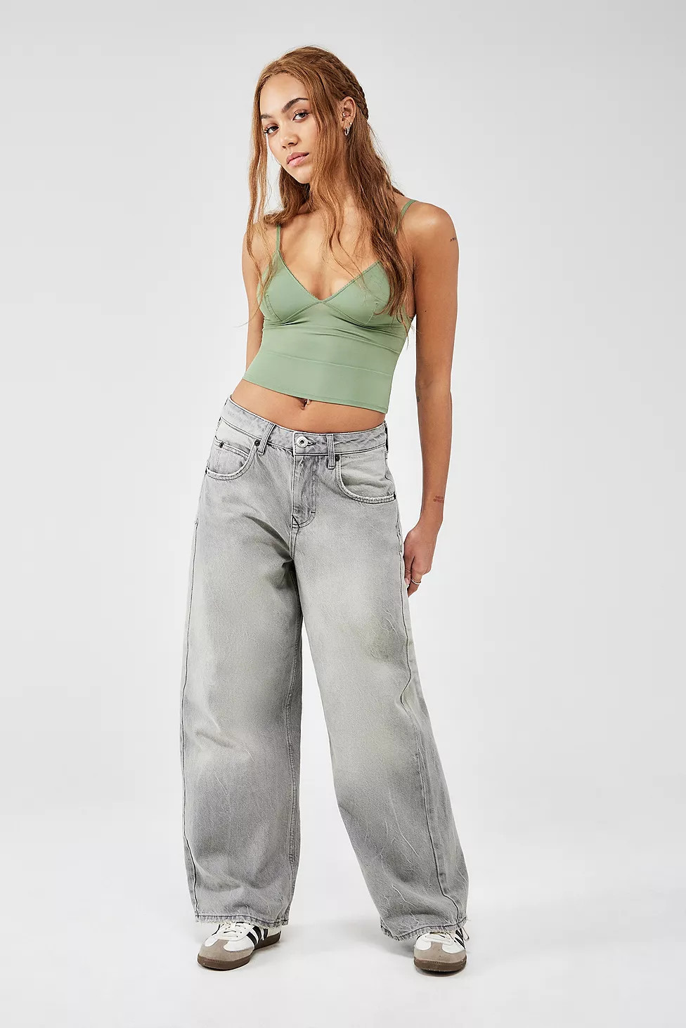 BDG Jaya Baggy Grey Jeans | Urban Outfitters (EU)