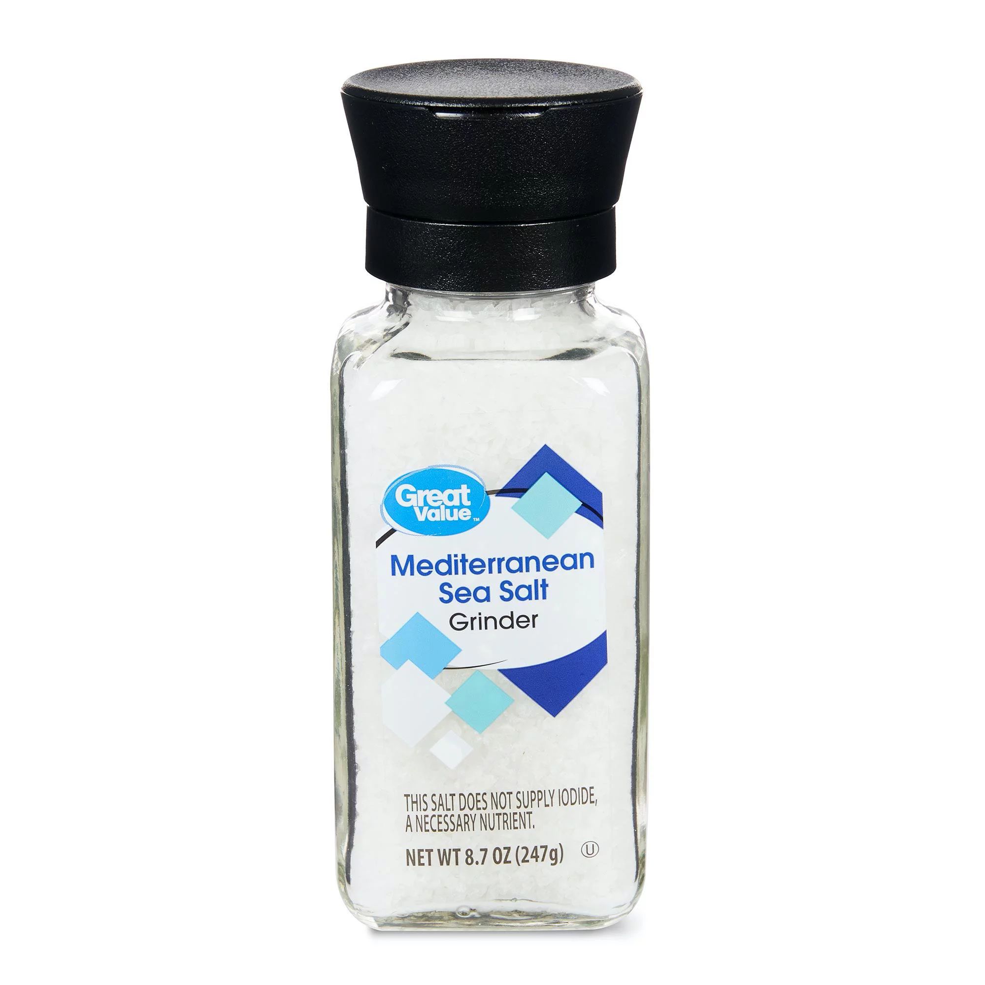 Great Value Mediterranean Sea Salt Grinder, 8.7 oz - Walmart.com | Walmart (US)