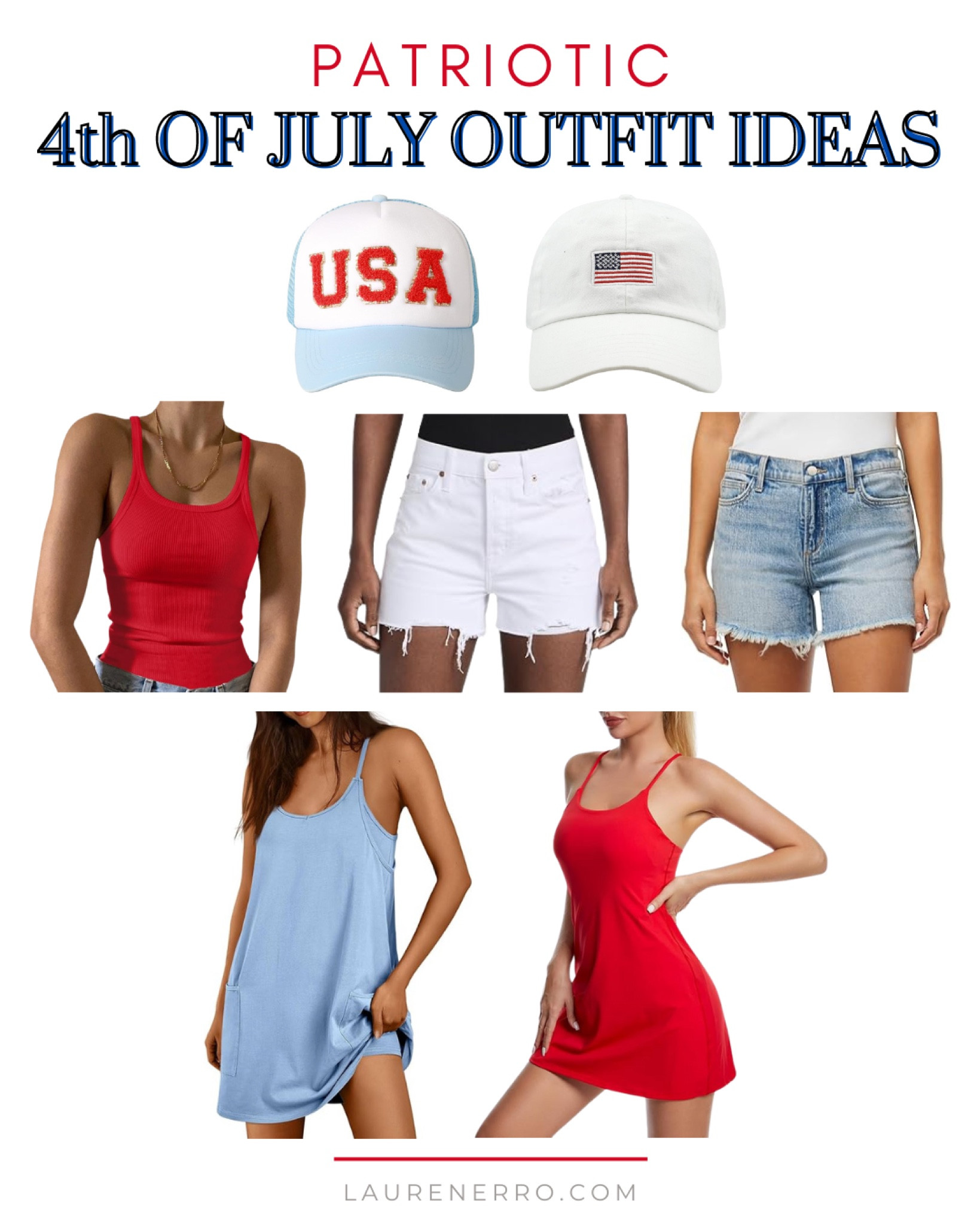 Patriotic looks on Amazon for 4th of July 🇺🇸
.
.
.
Independence Day, red, white and blue, tennis dress, shorts, tank top, USA hat, flag hat

#LTKFindsUnder50 #LTKStyleTip #LTKSeasonal