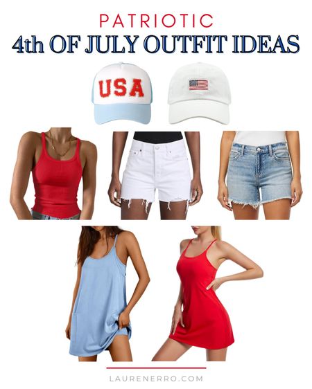 Patriotic looks on Amazon for 4th of July 🇺🇸
.
.
.
Independence Day, red, white and blue, tennis dress, shorts, tank top, USA hat, flag hat

#LTKFindsUnder50 #LTKStyleTip #LTKSeasonal