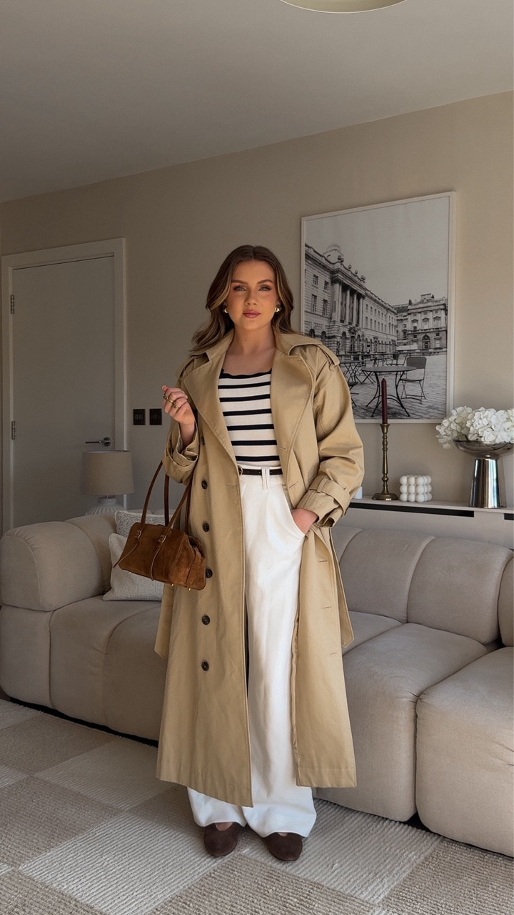 Spring outfit ideas for those days when you don’t know what to wear 🌷🤍

Trench coat, asymmetric lace, lace scarf, suede bag, spring outfit ideas, spring fashion, easy outfit ideas  


#LTKootd #LTKUK #LTKspring