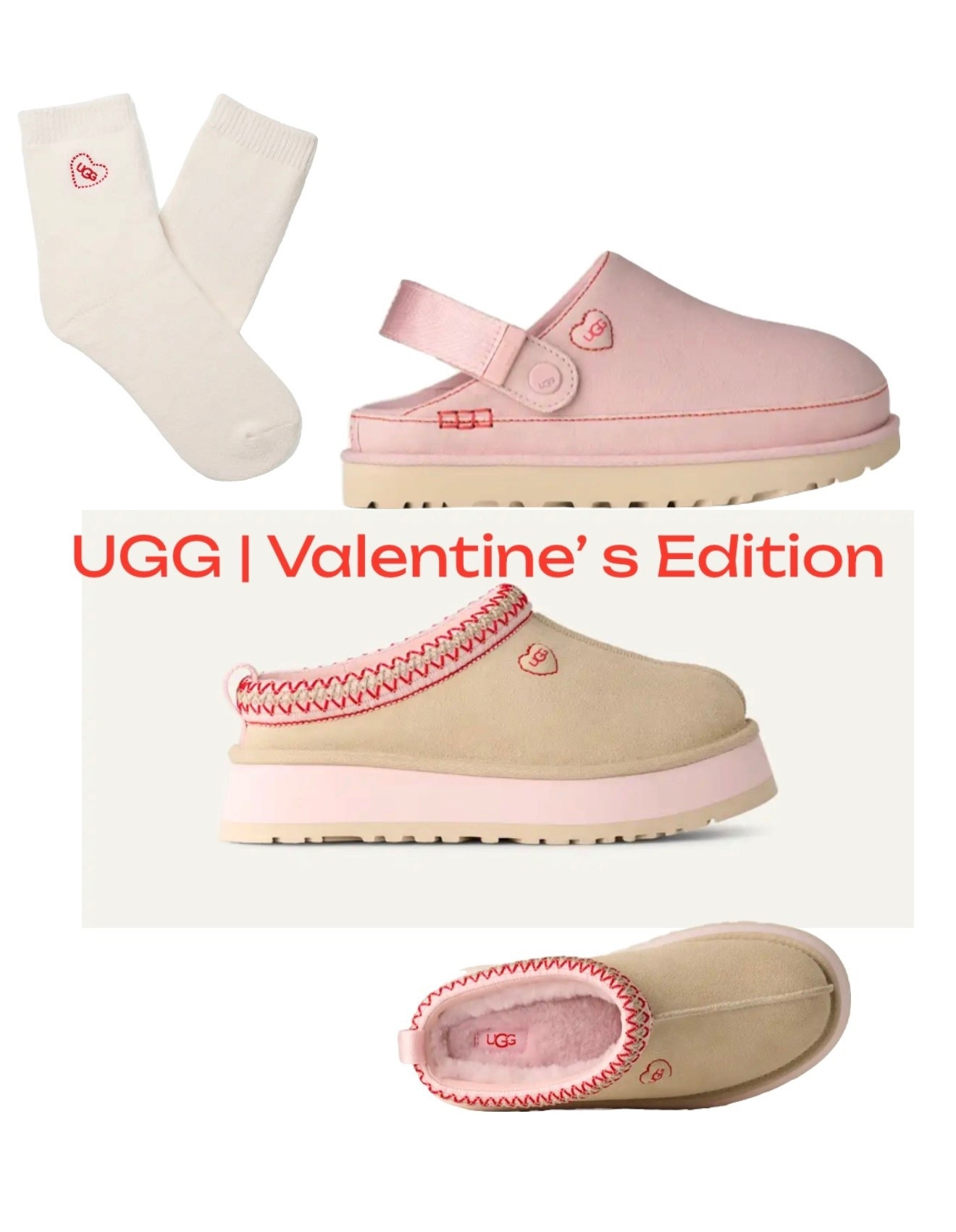 valentines outfit women
Ugg Valentine’s Day edition slippers 
So cute!
Gifts for her 

#LTKSeasonal #LTKValentine #LTKTravel