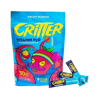 Critter Vitamin H2O – Kids’ Hydration & Multivitamin Drink Mix – Electrolytes, Essential Vi... | Amazon (US)