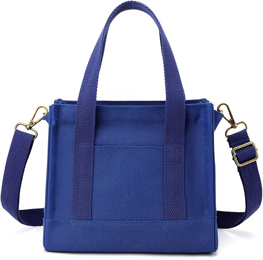 MINKARS Mini Tote Bag for Women Canvas Crossbody Purse | Amazon (US)