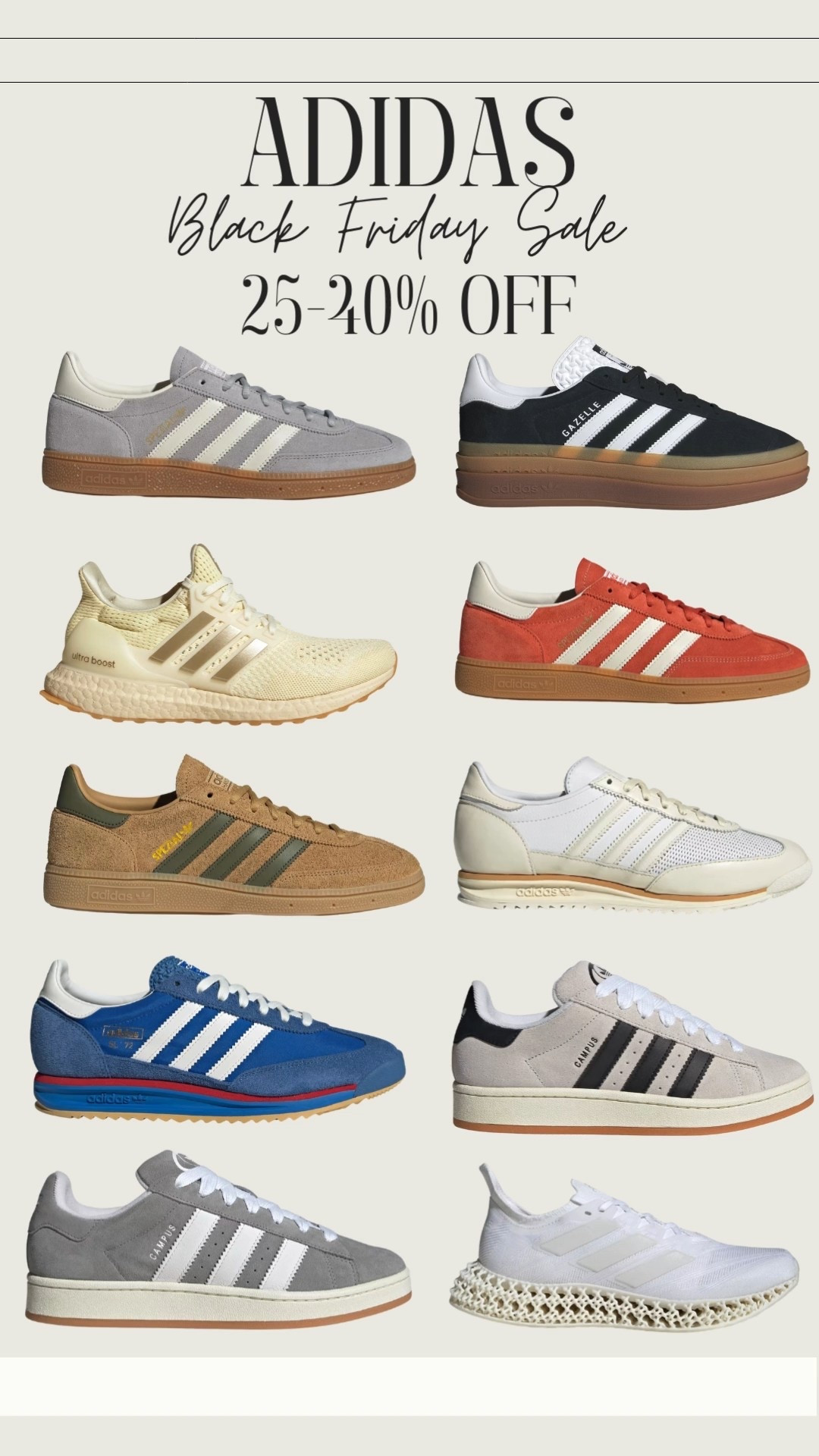 Loving this adidas sale! Sneakers are majorly discounted🤍

#LTKCyberWeek #LTKSaleAlert #LTKGiftGuide