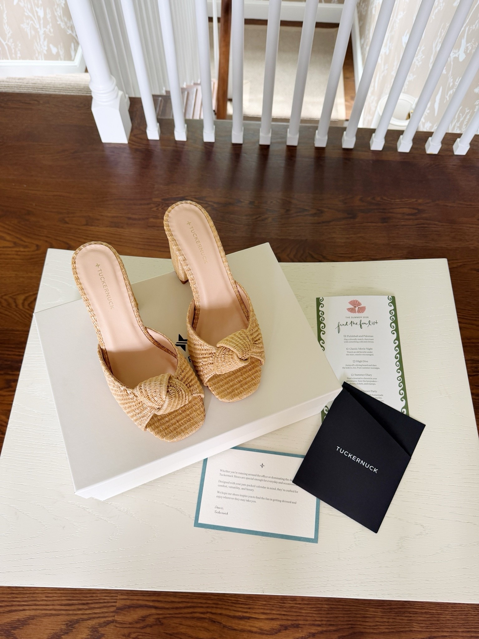 New Raffia heels sent over from Tuckernuck, great for summer!
