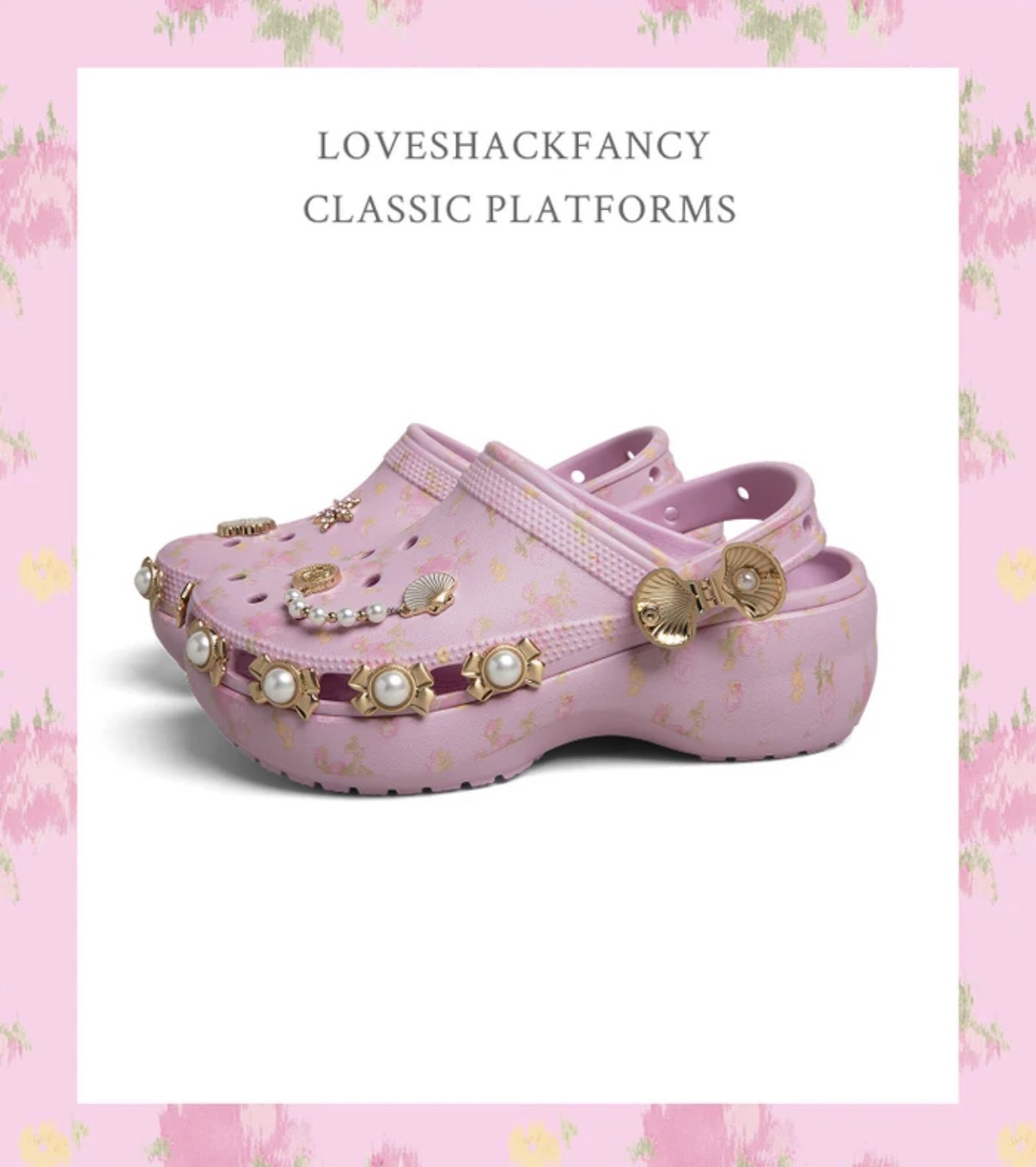 .	If you missed the first drop do not worry because there are still a few sizes left in the Love Shack Fancy x Crocs collection. Go grab your pair while you can.

#ShoppingWithPriiincesss #LoveShackFancy #CrocsCollection #CrocsStyle #FashionFinds #StyleAlert #DailyFashionFinds #CuteStyle #ShoppingInspo #MomStyle #AtlantaMom #Atlantabloggers #Atlantablogger #AtlantaCreator #Atlantacontentcreators #Atlantacontentcreator

#LTKKids #LTKSeasonal #LTKootd