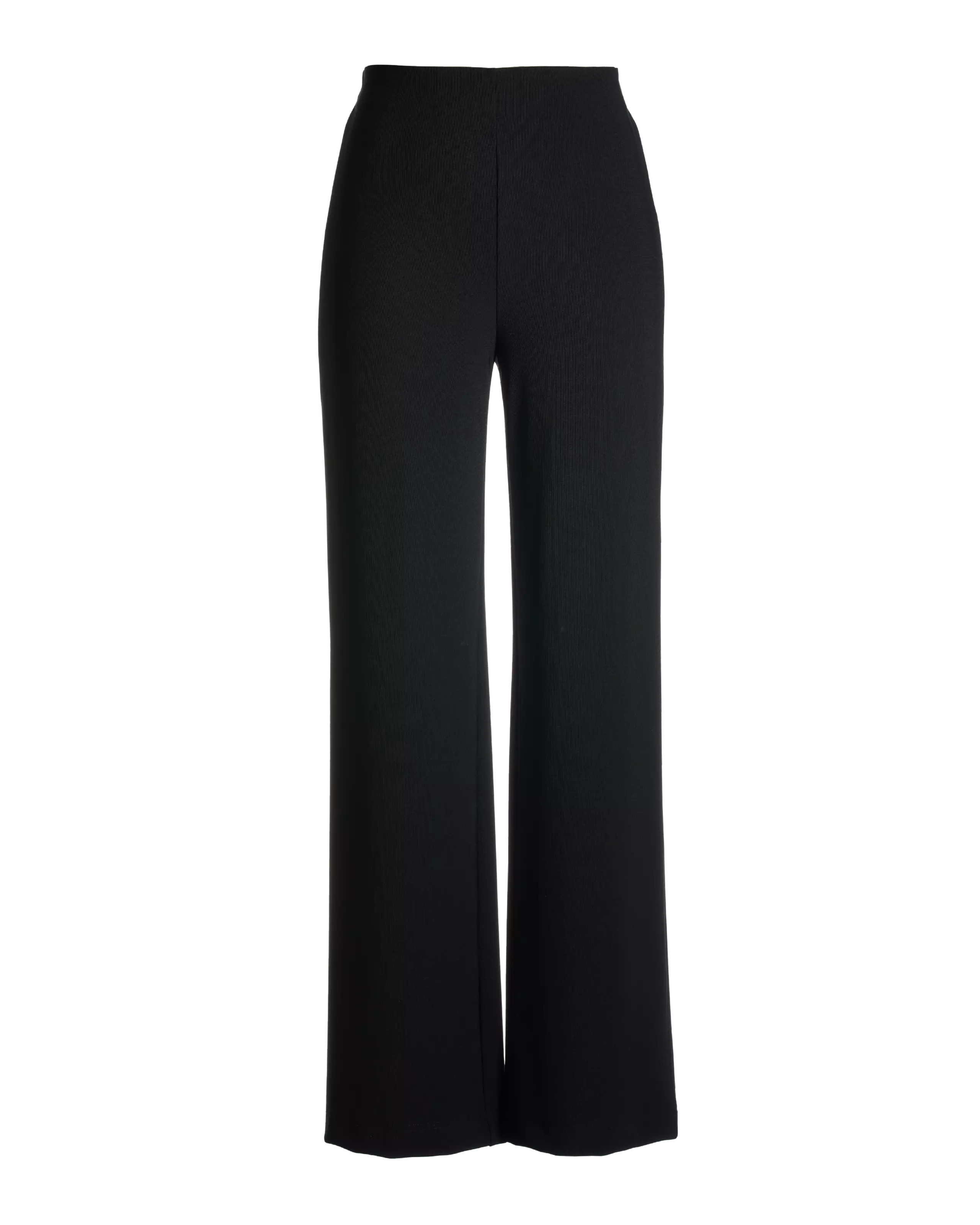 Beyond Travel High Rise Palazzo Pant - Jet Black | Boston Proper