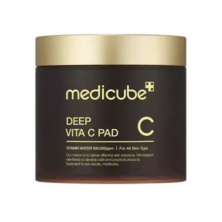 Medicube Deep Vita C Facial Toner Pads, Vitamin Hydration Exfoliation, Radiant Skin Support, 70 Sheets | Walmart (US)