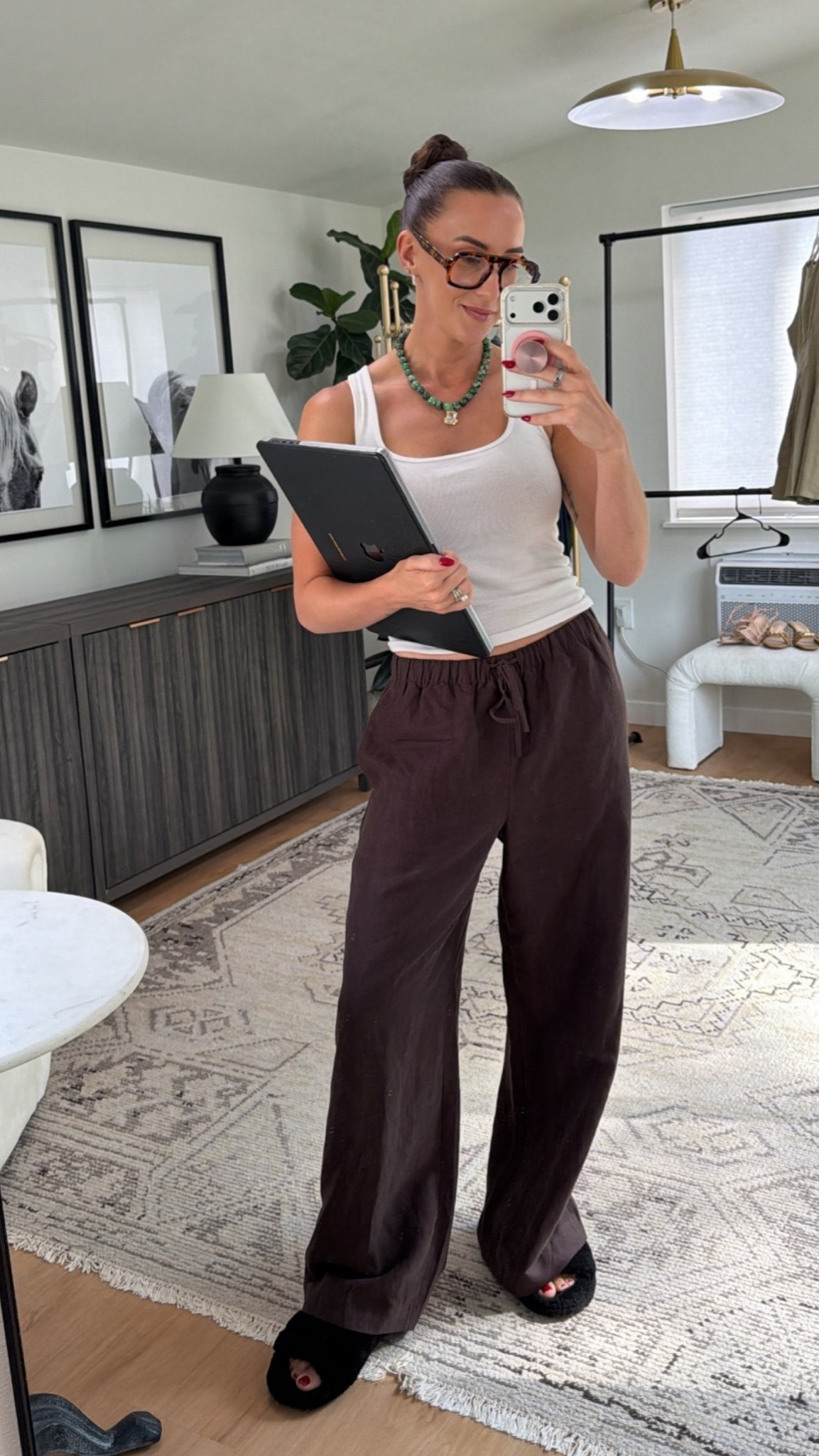 easy summer outfit ☀️ 

tank: M
Linen pants: M Reg

#LTKootd #LTKgrwm #LTKmomlife