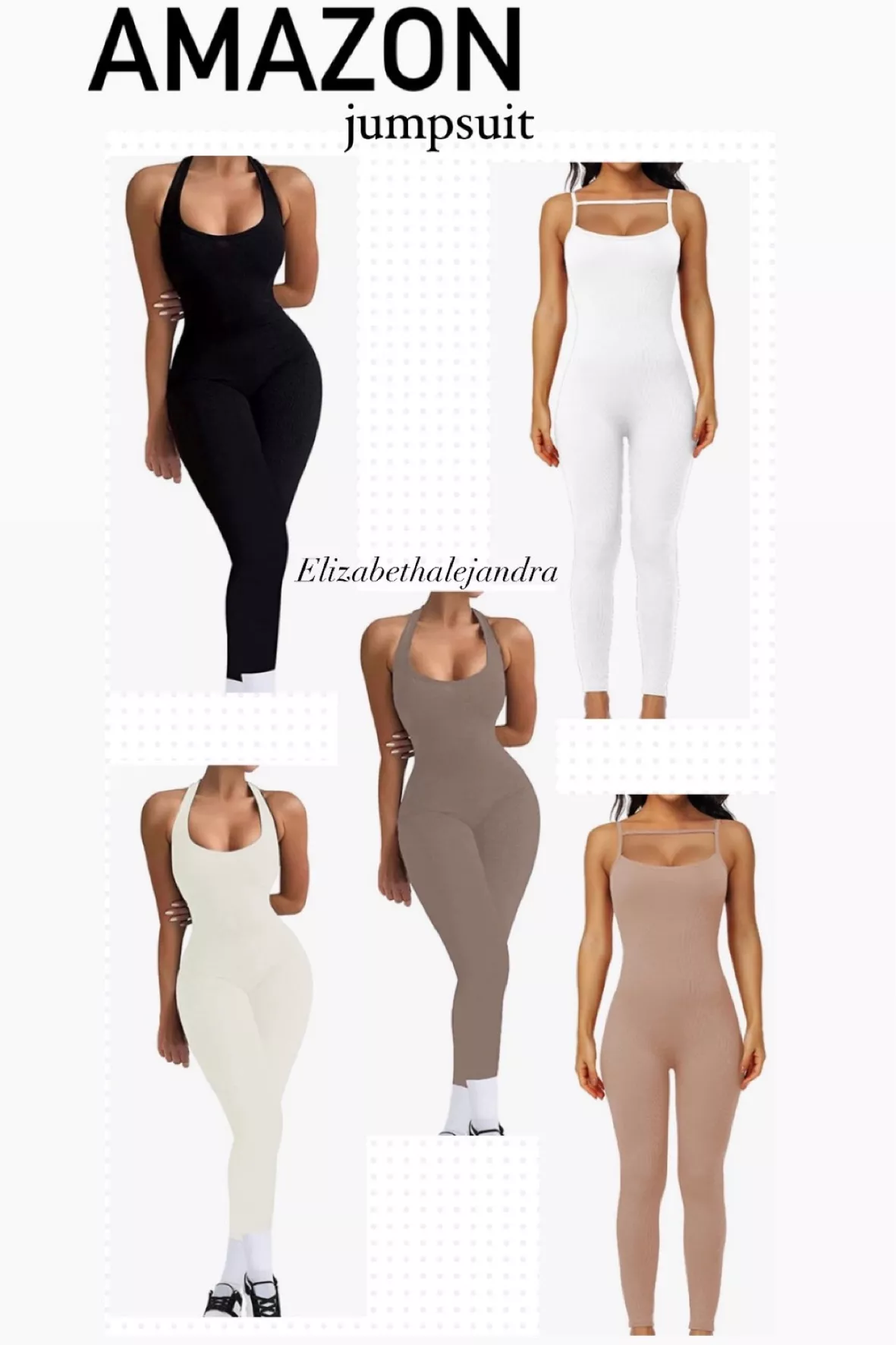 OQQ Women's Jumpsuits Ribbed One … curated on LTK