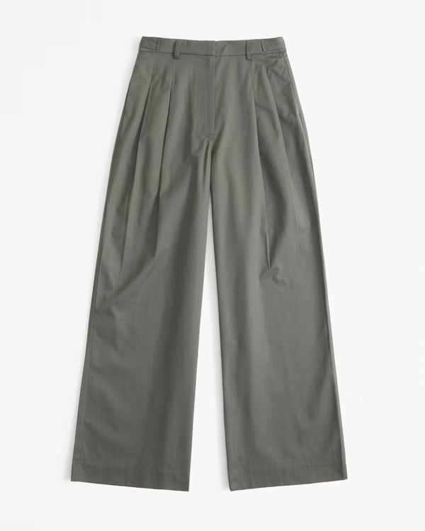 Women's Utility Tailored Wide Leg Pant | Women's New Arrivals | Abercrombie.com | Abercrombie & Fitch (UK)