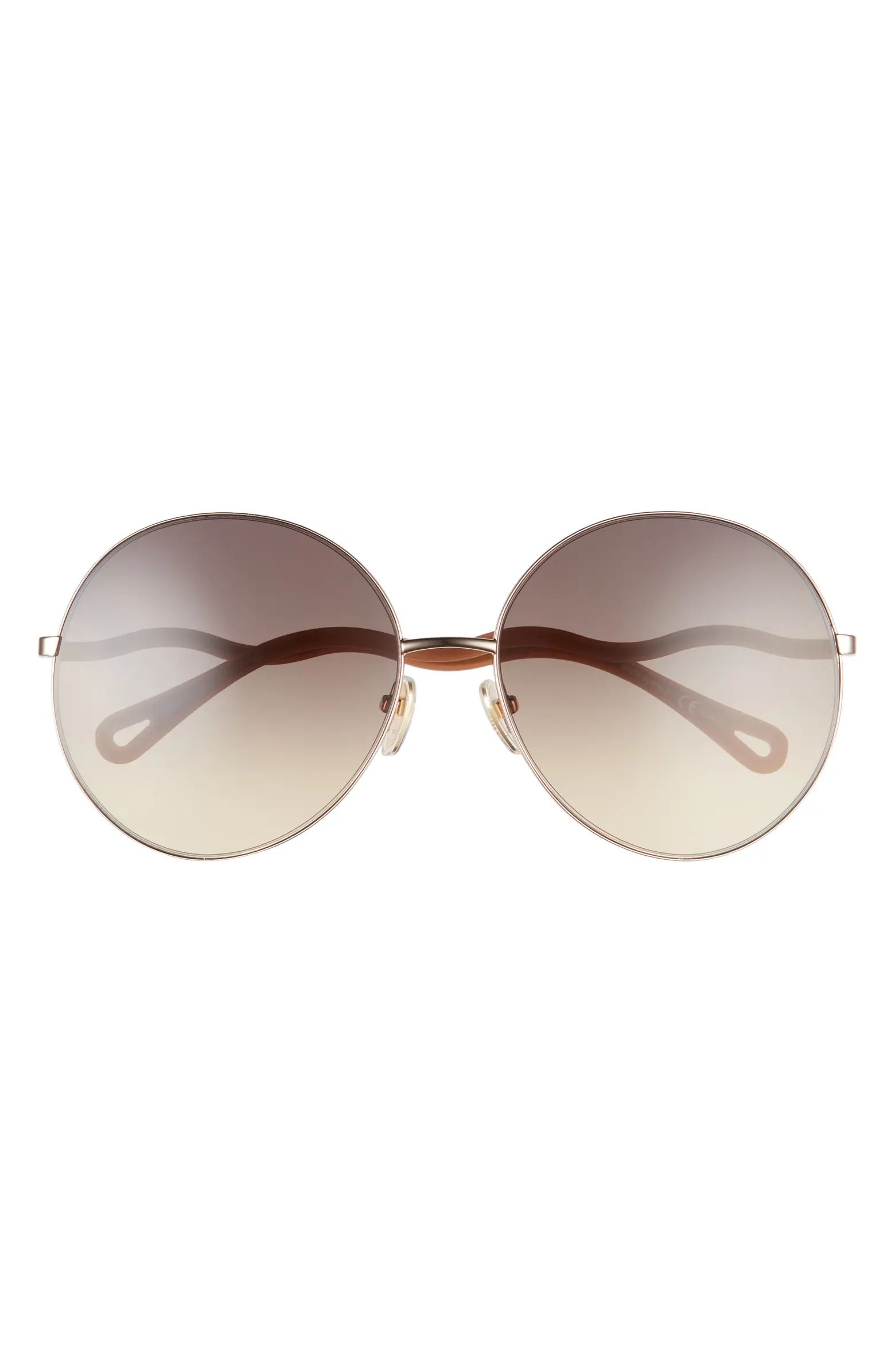 62mm Round Sunglasses | Nordstrom