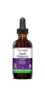 Natrol Liquid Melatonin Tincture, Helps You Fall Asleep Faster, Stay Asleep Longer, Faster Absorptio | Amazon (US)