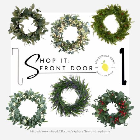 Here are six wreaths that will instantly dress up your door. They are priced well so you can buy them all and change them out every two months for an instant refresh. 

#LTKhome #LTKfindsunder50 #LTKSeasonal