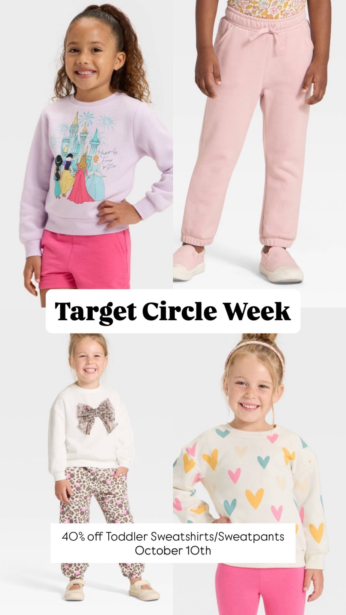 There are some CUTE toddler sweatshirts and sweatpants sets on sale for 40% off today! These are perfect for playing outside or layering for winter. 

#LTKBaby #LTKKids #LTKSaleAlert