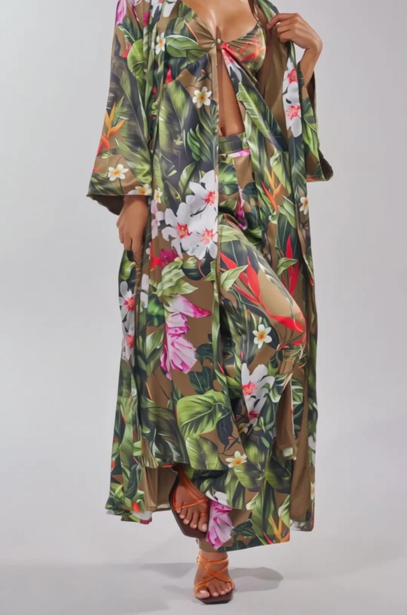 INTO THE WILD FLORAL DUSTER | AKIRA