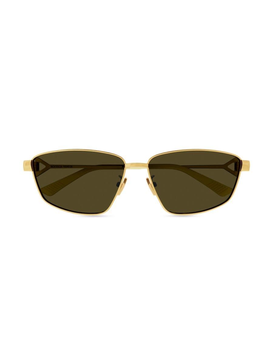 New Triangle 61MM Rectangular Sunglasses | Saks Fifth Avenue